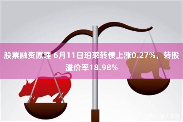 股票融资原理 6月11日珀莱转债上涨0.27%，转股溢价率18.98%