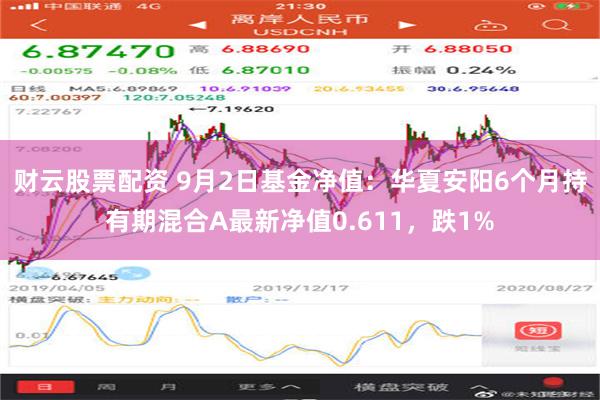 财云股票配资 9月2日基金净值：华夏安阳6个月持有期混合A最新净值0.611，跌1%