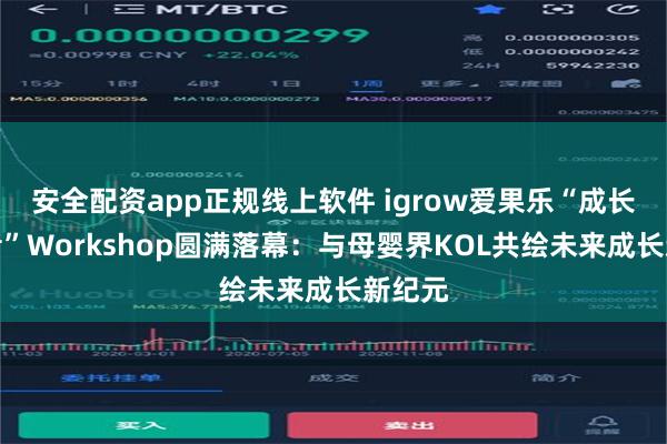 安全配资app正规线上软件 igrow爱果乐“成长破壁者”Workshop圆满落幕：与母婴界KOL共绘未来成长新纪元