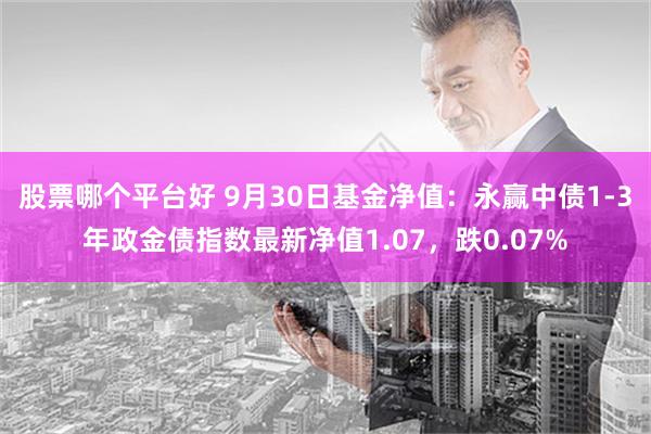 股票哪个平台好 9月30日基金净值：永赢中债1-3年政金债指数最新净值1.07，跌0.07%